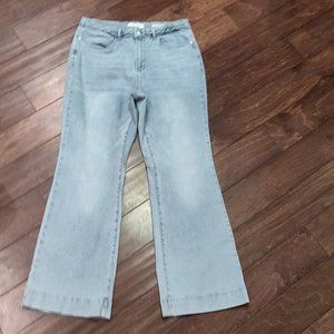 Judy Blue Cadence High Rise Braided Waistband Wide Leg Fit SIZE 18W